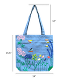 FLOWERS & BEES - BLUE - ETTYL