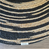 Round Jute Rug – Hand-Braided Swirl, Eco-Friendly & Biodegradable - ETTYL
