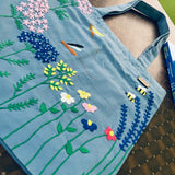FLOWERS & BEES - BLUE - ETTYL