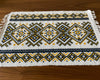 Handloomed Cotton Placemats – Mustard & Black Folkloric Print (Set of 4/6) - ETTYL
