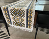 Handloomed Cotton Placemats – Mustard & Black Folkloric Print (Set of 4/6) - ETTYL