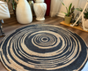 Round Jute Rug – Hand-Braided Swirl, Eco-Friendly & Biodegradable - ETTYL