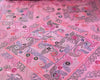 Hand Embroidered Pink Cotton Bedspread Set with Pillow Covers - ETTYL