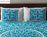 Hand-Appliquéd Cotton Bedspread Set – Vegan & Eco-Friendly - ETTYL