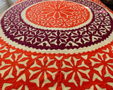 Vibrant Appliquéd Cotton Bedspread Set – Handmade & Vegan