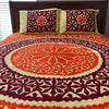 Vibrant Appliquéd Cotton Bedspread Set – Handmade & Vegan