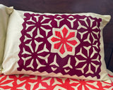 Vibrant Appliquéd Cotton Bedspread Set – Handmade & Vegan