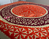Vibrant Appliquéd Cotton Bedspread Set – Handmade & Vegan