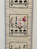 Hand-Embroidered Floral Wall Hanging – Botanical Canvas Decor - ETTYL