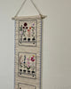 Hand-Embroidered Floral Wall Hanging – Botanical Canvas Decor - ETTYL