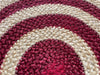 Reversible Hand-Braided Jute Placemats – Natural & Burgundy (Set of 4/6) - ETTYL