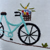Bicycle Motif Tote – Hand-Embroidered & Eco-Friendly - ETTYL