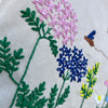 Bees & Blooms Hand-Embroidered Tote – Waterproof & Zipper Closure - ETTYL