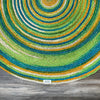 Colorful Round Jute Rug – Hand-Braided, Reversible & Eco-Friendly - ETTYL