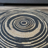 Round Jute Rug – Hand-Braided Swirl, Eco-Friendly & Biodegradable - ETTYL