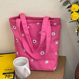 Pink Blossom Tote – Hand-Embroidered, Waterproof & Eco-Friendly - ETTYL
