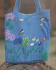 FLOWERS & BEES - BLUE - ETTYL