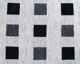 Geometric Chenille Rug – Handcrafted, Reversible, & Foldable