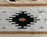 Southwestern Chenille Area Rug – Handloomed, Foldable, & Reversible