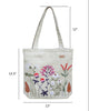 Colors in Nature Floral Tote | Waterproof Zip + 2 Pouches Set - ETTYL