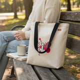 Butterfly & Flowers Tote – Hand-Embroidered and Eco-Friendly - ETTYL