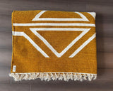 Boho Handloomed Chenille Area Rug – Reversible, Foldable & Vegan - ETTYL
