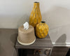 Handcrafted Round Jute Tissue Box Cover with Cream Accent - ETTYL