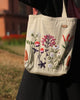 Colors in Nature Floral Tote | Waterproof Zip + 2 Pouches Set - ETTYL
