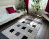 Geometric Chenille Rug – Handcrafted, Reversible, & Foldable