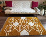 Boho Handloomed Chenille Area Rug – Reversible, Foldable & Vegan - ETTYL