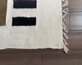 Handloom Chenille Area Rug – Modern Abstract Neutral Rug | Ethical Artisan-Made Floor Decor - ETTYL