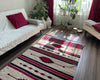 Southwestern Chenille Rug – Hand-Loomed, Reversible & Foldable