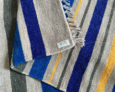 Southwestern Chenille Rug – Hand-Loomed, Reversible & Earthy Tones