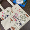 Colors in Nature Floral Tote | Waterproof Zip + 2 Pouches Set - ETTYL