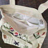 Colors in Nature Floral Tote | Waterproof Zip + 2 Pouches Set - ETTYL